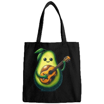 Discover Avocado playing guitar Bags