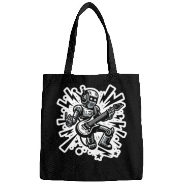 Discover Robot Rocker Lightening Bolts Bags Sticker Pack