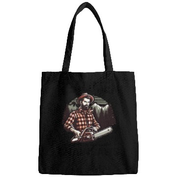 Discover Lumberjack Woodworker Woodcutter Chainsaw Arborist Bags