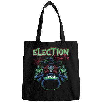 Discover Election Spells Witch Spooky Halloween Meme Voter Bags