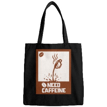 Discover Caffeine Needed Coffee Lover Bags