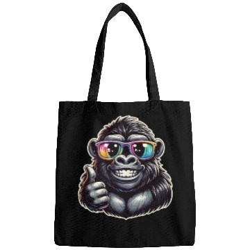 Discover Gorilla With Sunglasses Bags