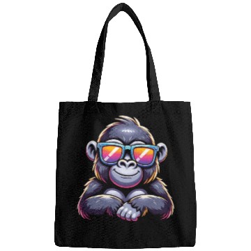 Discover Gorilla With Sunglasses Bags