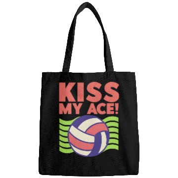 Discover Kiss My Ace Volleyball Lover Bags