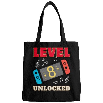 Discover LEVEL 8 UNLOCKED Gamer 8th Birthday Gaming Gift Bags