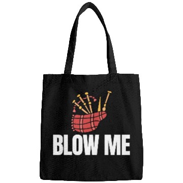 Discover Blow Me Bagpipe Lover Bagpiper Classical Marching Bags