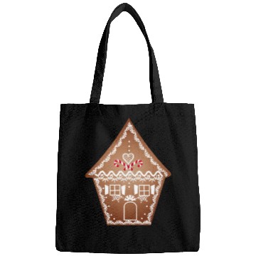 Discover beautifully decorated gingerbread house for XMAS Bags