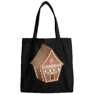 Discover beautifully decorated gingerbread house for XMAS Bags