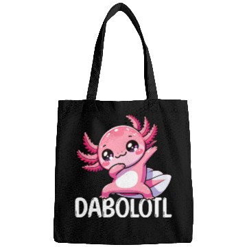 Discover Dabbing Axolotl Dancer Kawaii Newt Bags