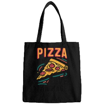 Discover Pizza is my Love Language Bags