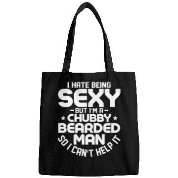 Discover I Hate Being Sexy But I'm a Chubby Bearded Man Men Bags