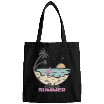 Discover Aloha Summer Flamingo Bags