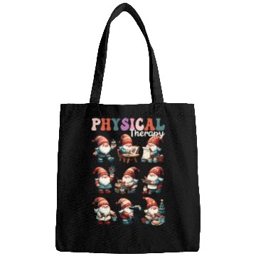 Discover Christmas Gnome Santa Physical Therapy Xmas Bags