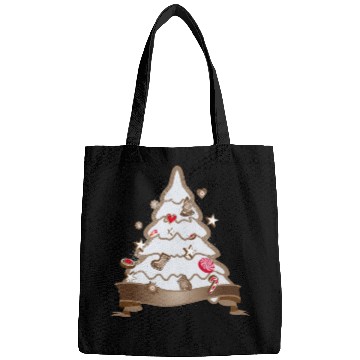 Discover beautiful gingerbread Christmas tree for Christmas Bags