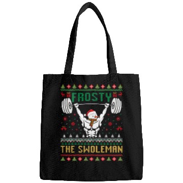 Discover Frosty the Swoleman Fitness Snowman Gym Bags