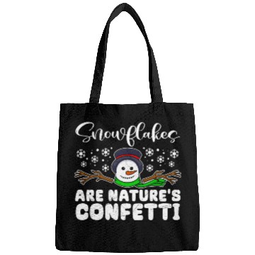 Discover Snowman Snowflakes are Natures Confetti Bags