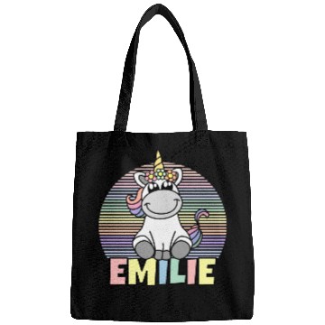 Discover Emilie Name Unicorn Bags