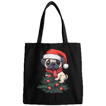 Discover Christmas Pug - Adorable Tree Guardian Bags