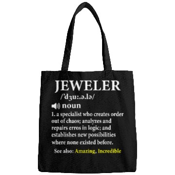 Discover Jeweler Definition Funny Gemologist Gift Bags
