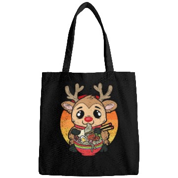 Discover REINDEER EATING RAMEN Bags