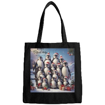 Discover Christmas penguins Bags