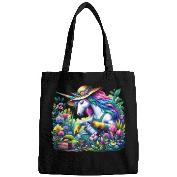 Discover Botanist Unicorn in a Magical Garden Bags