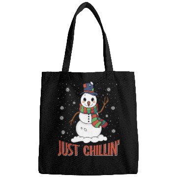 Discover Snowmen Just Chillin' Winter Time Snow Bags