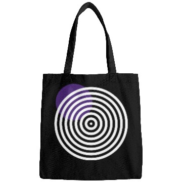 Discover homelon purple dot invert Bags