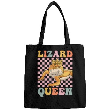 Discover Groovy Bearded Dragon Girl Lizard Lover Bags