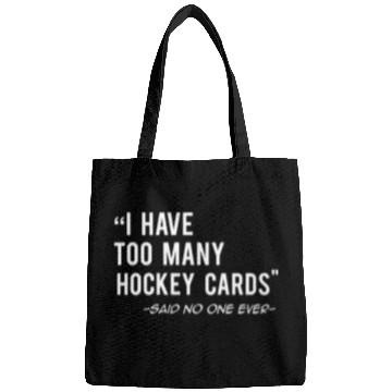 Discover Funny Hockey Cards Collector Gift Bags