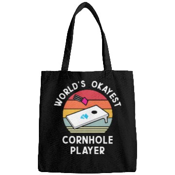 Discover Okayest Cornhole Player Men Women Bags