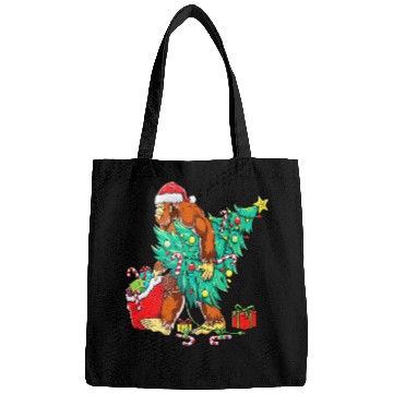 Discover Bigfoot Christmas Sasquatch Squad Crew Tree Lights Bags
