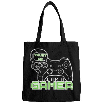 Discover Trust me Im a Gamer Bags