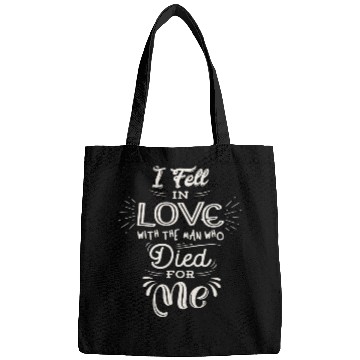 Discover Love Found in Sacrifice - Christian Quote Bags