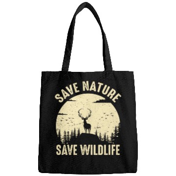 Discover Environment save nature wildlife Bags