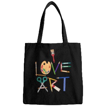 Discover I Love Painting Teacher Drawing Bags