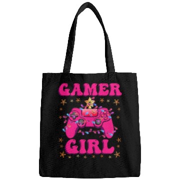 Discover Gamer Girl Christmas Gamer Video Game X-Mas Bags