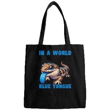 Discover Lizard Collector Reptile Lover Blue Tongue Skink Bags