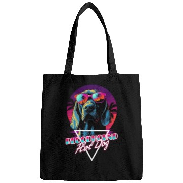 Discover Retro Wave Bloodhound Hot Dog Bags