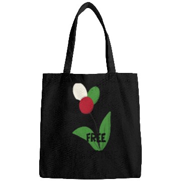 Discover Free Palestine,Flag-colored rose ,watermelon color Bags
