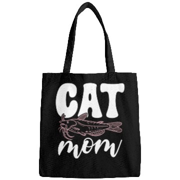 Discover Cat Mom Catfish Catfishing Angler Noodler Bags