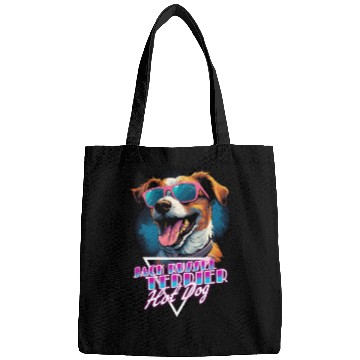 Discover Retro Wave Jack Russel Terrier Hot Dog Bags