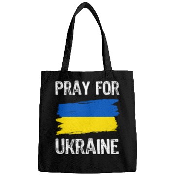 Discover Pray For Ukraine With Ukrainian Flag Bags