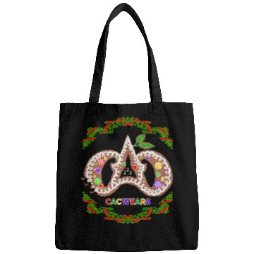 Discover Christmas Bakery Gingerbread Cookie Pastry Logo Bags
