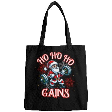 Discover Santa Claus Christmas workout Bags