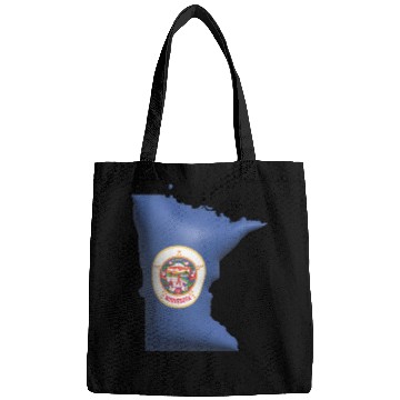 Discover Minnesota - 3D Flag Map Bags