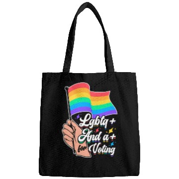 Discover LGBTQ Voting Rainbow Flag Equality Pride Month Bags