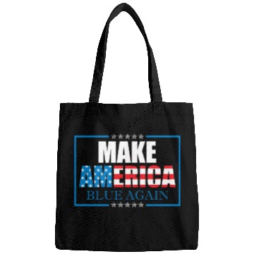 Discover Make America Blue Again Patriotic American Flag Bags