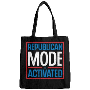 Discover Republican Mode Activated American Voter Voting Bags