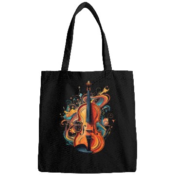 Discover Violinist Violin Music Art Violin Player Bags